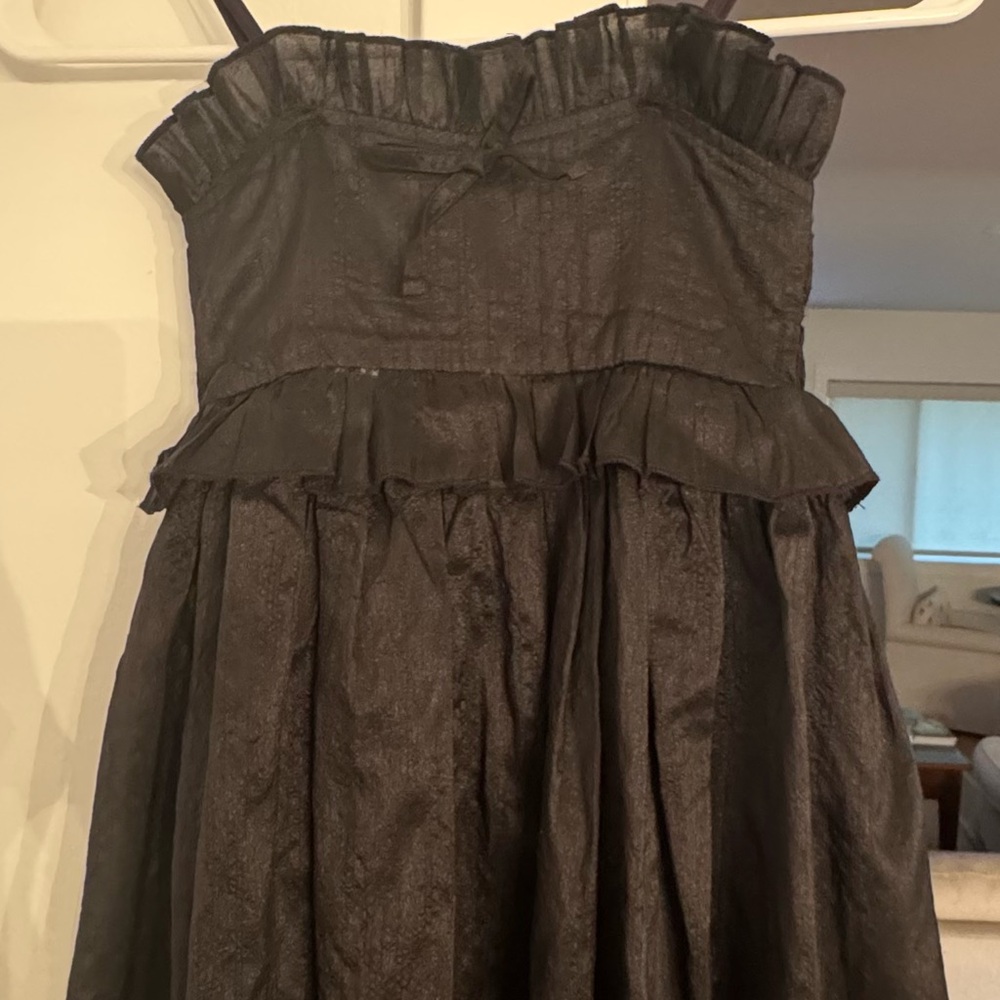 Ooh! La, La! Couture Black Ruffled Kids Dress